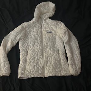 White puffy